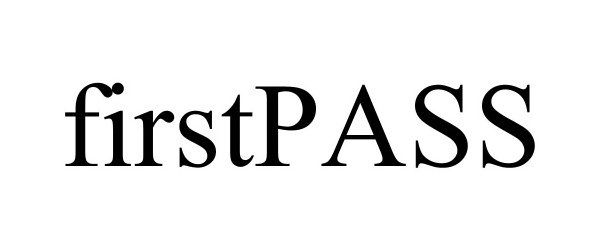 Trademark Logo FIRSTPASS