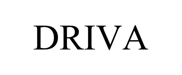 Trademark Logo DRIVA