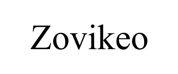Trademark Logo ZOVIKEO