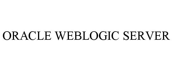 Trademark Logo ORACLE WEBLOGIC SERVER