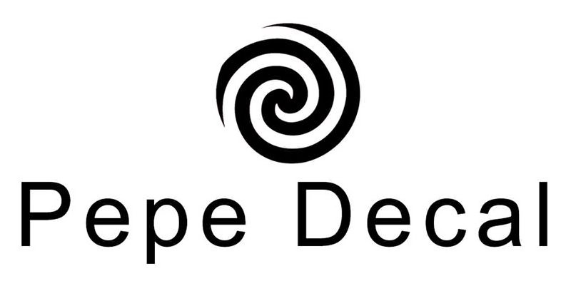 Trademark Logo PEPE DECAL