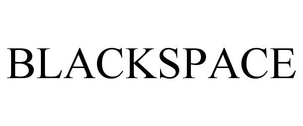 Trademark Logo BLACKSPACE