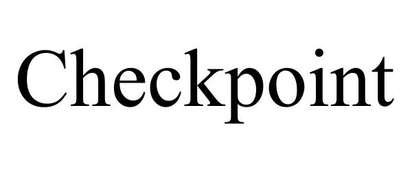 Trademark Logo CHECKPOINT