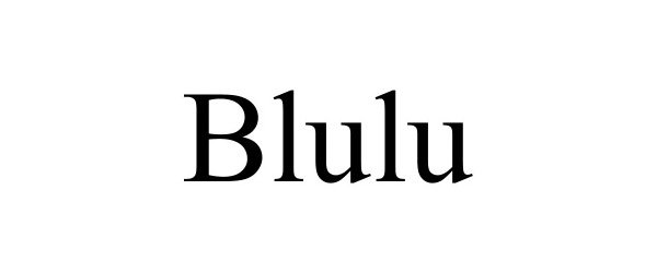 Trademark Logo BLULU