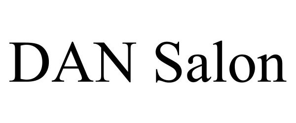 Trademark Logo DAN SALON
