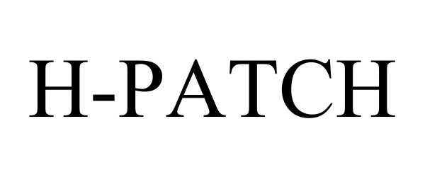 Trademark Logo H-PATCH