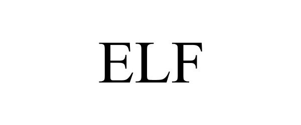 Trademark Logo ELF