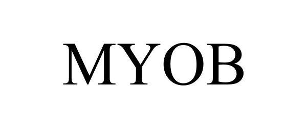 Trademark Logo MYOB