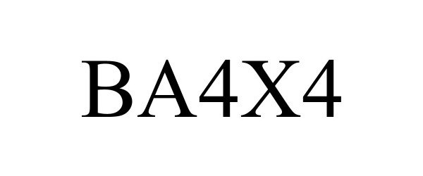  BA4X4