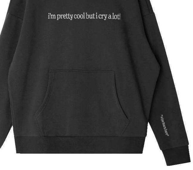 Cry A Lot! (wipe tears here)™ Hoodie - SEE THE WAY I SEE