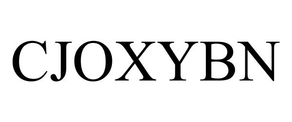 Trademark Logo CJOXYBN