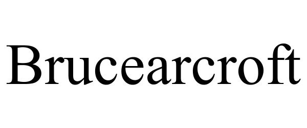 Trademark Logo BRUCEARCROFT