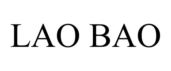 Trademark Logo LAO BAO