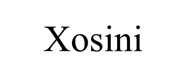 Trademark Logo XOSINI