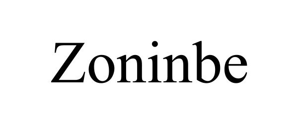 Trademark Logo ZONINBE