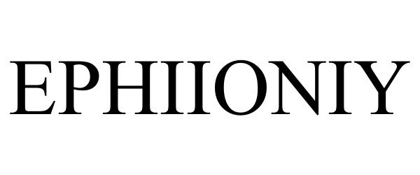 Trademark Logo EPHIIONIY
