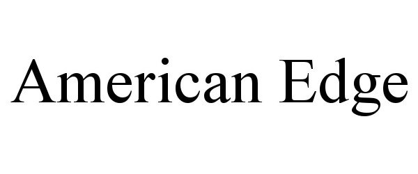 Trademark Logo AMERICAN EDGE