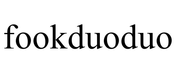  FOOKDUODUO