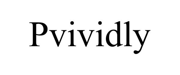 Trademark Logo PVIVIDLY