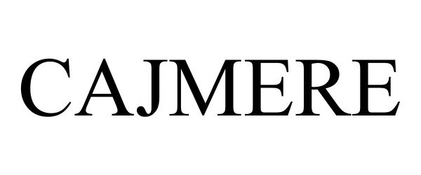 Trademark Logo CAJMERE