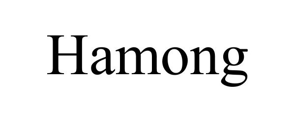 Trademark Logo HAMONG