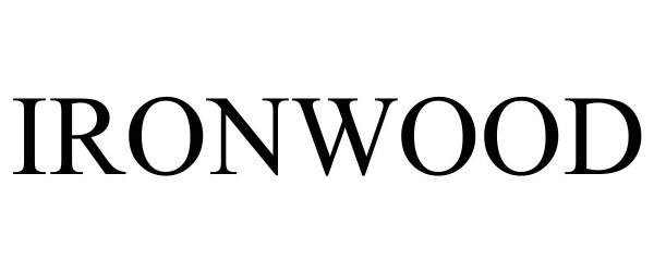 Trademark Logo IRONWOOD