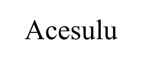 Trademark Logo ACESULU