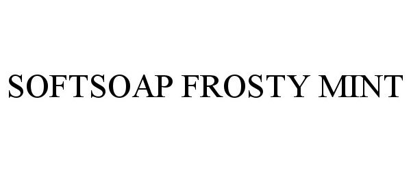 Trademark Logo SOFTSOAP FROSTY MINT