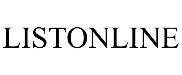 Trademark Logo LISTONLINE