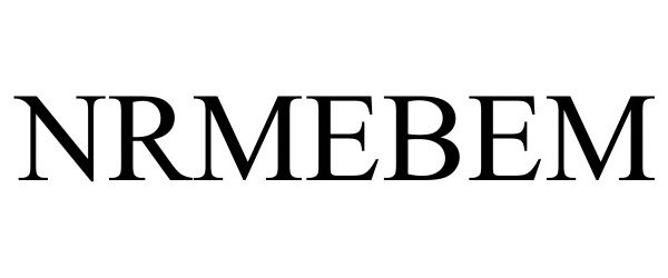 Trademark Logo NRMEBEM