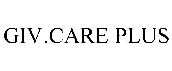 Trademark Logo GIV.CARE PLUS