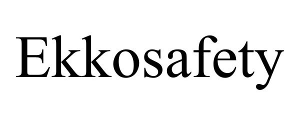 Trademark Logo EKKOSAFETY