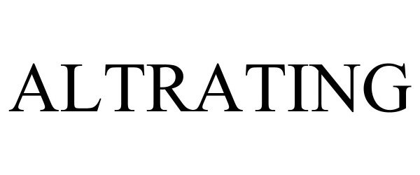 Trademark Logo ALTRATING