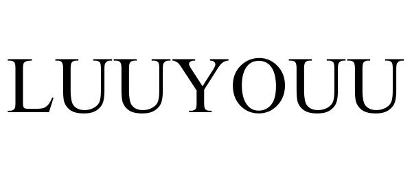 Trademark Logo LUUYOUU