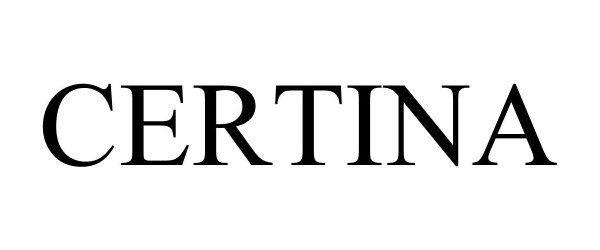 Trademark Logo CERTINA