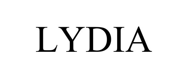 Trademark Logo LYDIA