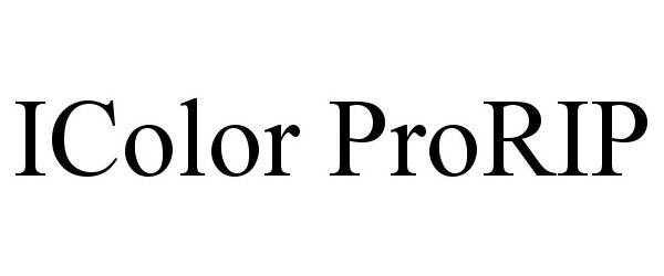  ICOLOR PRORIP