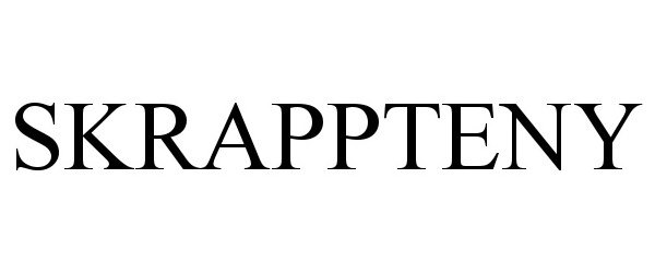 Trademark Logo SKRAPPTENY