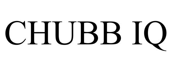 Trademark Logo CHUBB IQ