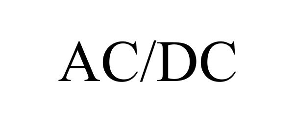 Trademark Logo AC/DC