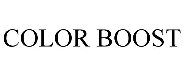 Trademark Logo COLOR BOOST