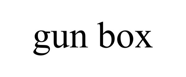 Trademark Logo GUN BOX