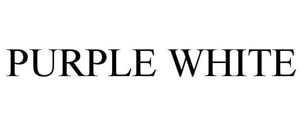 Trademark Logo PURPLE WHITE