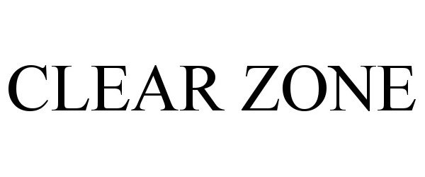 Trademark Logo CLEAR ZONE