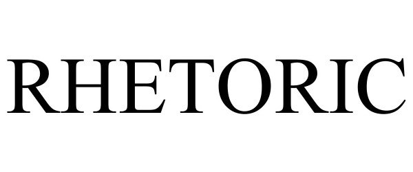 Trademark Logo RHETORIC