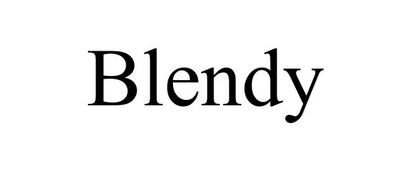 Trademark Logo BLENDY