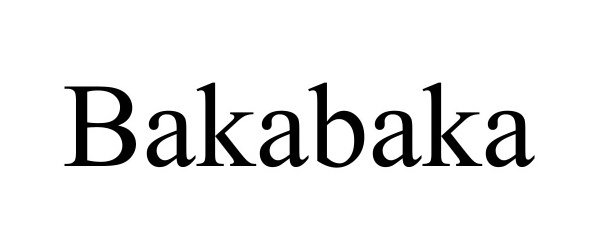  BAKABAKA