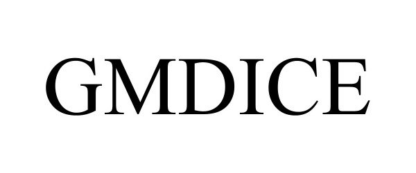 Trademark Logo GMDICE