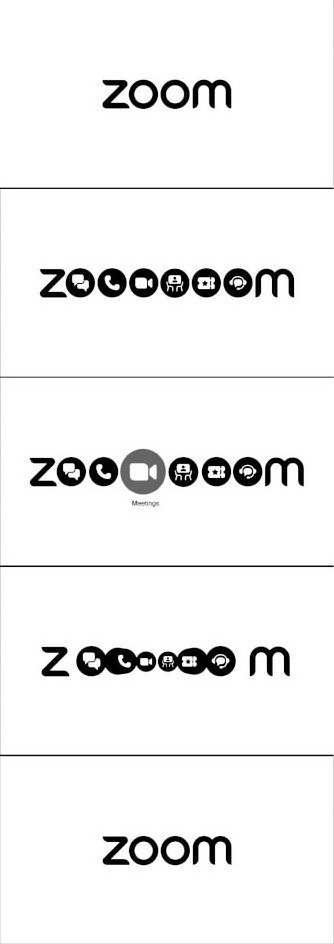 Trademark Logo ZOOM Z TEAM CHAT PHONE MEETINGS ROOMS EVENTS CONTACT CENTER M ZOOM