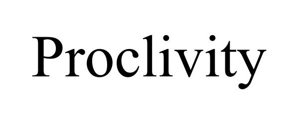 Trademark Logo PROCLIVITY